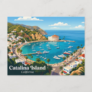 Catalina Island USA Postkarte