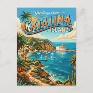 Catalina Island USA Postkarte