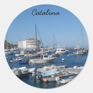 Catalina, Kalifornien Runder Aufkleber