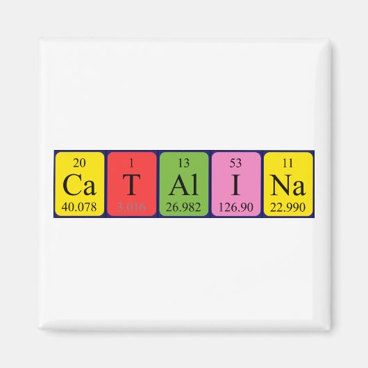 Catalina Periodenmagnet Magnet (Vorne)