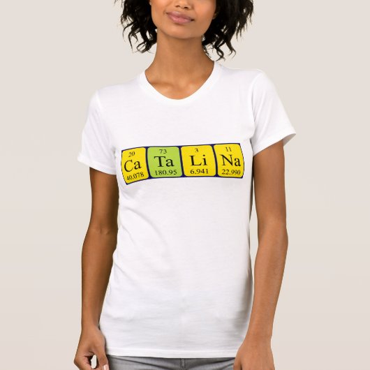 Catalina Periodenname Shirt (Vorderseite)