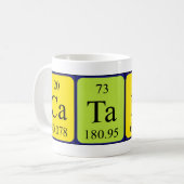 Catalina Periodenname Tasse (Vorderseite Links)