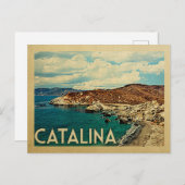 Catalina Postcard California Postkarte (Vorne/Hinten)