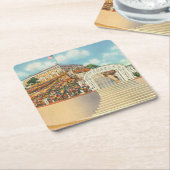 Catalina Rechteckiger Pappuntersetzer (angewinkelt)