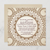 Catalina-Spitze-Hochzeits-Einladung Einladung (Vorne/Hinten)