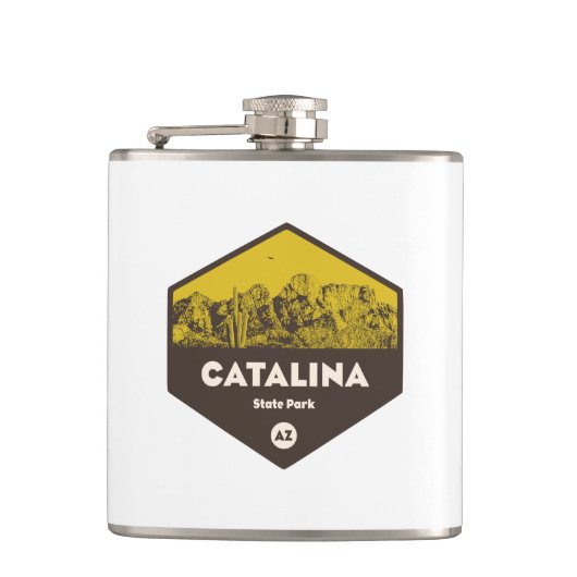 Catalina Staat Park, Arizona Flachmann (Vorderseite)