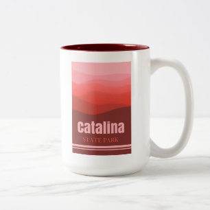 Catalina Staat Park/Garten: Zweifarbige Tasse