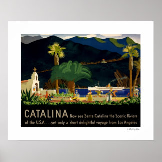 Catalina von Otis Schäfer, c. 1935. Poster