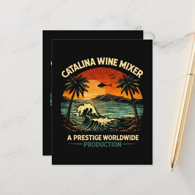 Catalina Wein Mixer (Vorderseite/Rückseite Beispiel)
