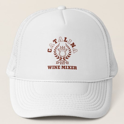 Catalina Wine Mixer Hat Truckerkappe (Vorderseite)