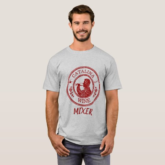 Catalina Wine Mixer Helicopter Expo Satire T-shirt (Vorne ganz)