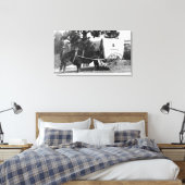 Catalo Grandview Ranch Kuh Cart Leinwanddruck (Insitu (Schlafzimmer))