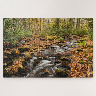 Cataloochee Creek NC Große Smoky-Berge Puzzle