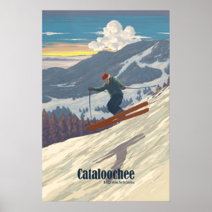 Cataloochee Maggie Valley North Carolina USA Skige Poster