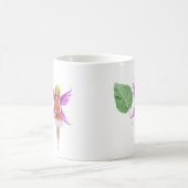 Catalpa Tree Fairy mit Leaf Kaffeetasse (Mittel)