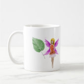 Catalpa Tree Fairy mit Leaf Kaffeetasse (Links)