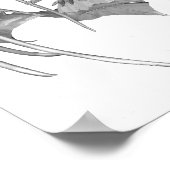 Catalpa Tree Fairy mit Samen Pods Poster (Ecke)