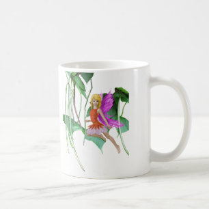 Catalpa Tree Fairy unter Samenpflanzen Kaffeetasse