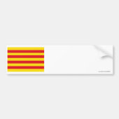 Cataluña Flagge Autoaufkleber (Vorne)