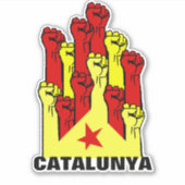 CATALUNYA AUFKLEBER (Vorderseite)