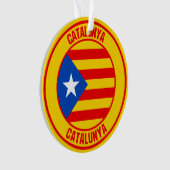 Catalunya Round Emblem Ornament (Vorderseite)