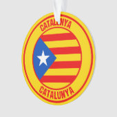 Catalunya Round Emblem Ornament (Vorderseite)