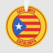 Catalunya Round Emblem Ornament (Vorderseite)