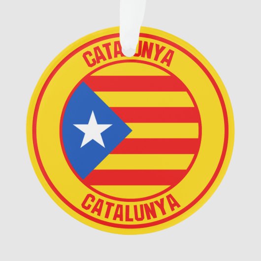 Catalunya Round Emblem Ornament (Vorderseite)