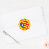 Catalunya Round Emblem Runder Aufkleber (Umschlag)