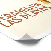 Catalunya Spanien Jahrgang Reise Poster (Ecke)