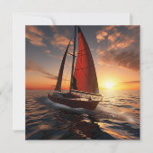 Catamaran Boat Geschenkkarte (Vorderseite)