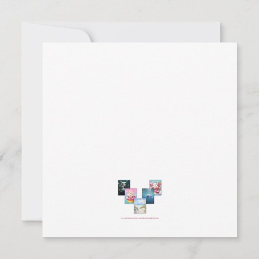 Catamaran Boat Geschenkkarte (Rückseite)