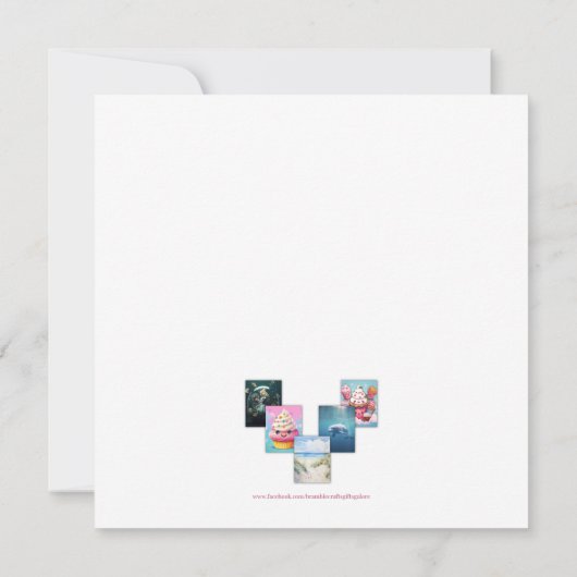 Catamaran Boat Geschenkkarte (Rückseite)