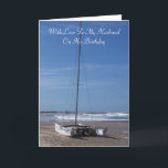 Catamaran Boat Personalised Husband Birthday Karte<br><div class="desc">Grußkarte Katamaran Ehemann Geburtstagskarte. Passen Sie diese Geburtstagskarte mit jedem beliebigen Text an und lassen Sie sie dann ausdrucken und an Sie senden oder laden Sie sie sofort auf Ihr Mobiltelefon herunter. Wenn Sie Hilfe bei der Anpassung benötigen, kontaktieren Sie uns über den Link auf dieser Seite. Katamaran Boot personalisiert...</div>