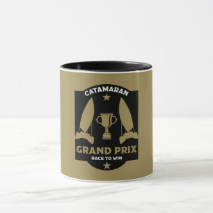 Catamaran Hydrofoil Sailboat Racing Tasse