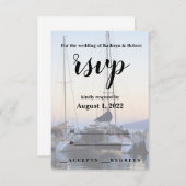 Catamaran in Lahaina Harbour Wedding RSVP (Vorne/Hinten)