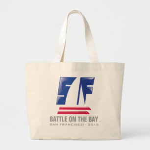 Catamaran Sailing_Battle on the Bay_San Francisco Jumbo Stoffbeutel