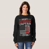 Catamaran Sailing Captain Sailor Best Catamaran Ca Sweatshirt (Vorne ganz)