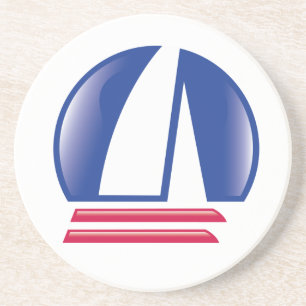 Catamaran Sailing_Pontoon Racing_Blue Moon Untersetzer