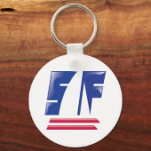 Catamaran Sailing_Pontoon Racing_S.F. Bay Boating Schlüsselanhänger (Vorderseite)