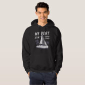 Catamaran Two Hulls Sailing Quote Catamaran Captai Hoodie (Vorne ganz)