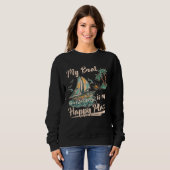 Catamaran Two Hulls Sailing Quote Catamaran Captai Sweatshirt (Vorne ganz)