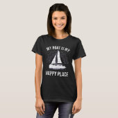 Catamaran Two Hulls Sailing Quote Catamaran Captai T-Shirt (Vorne ganz)