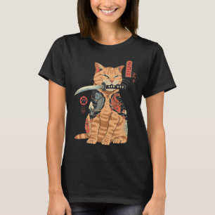 Catana Cat Vintag Niedliche, japanisch inspiriert T-Shirt