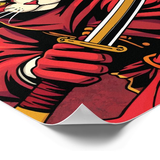 Catana, die Katze Ninja Poster (Ecke)