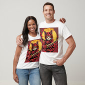 Catana, die Katze Ninja T-Shirt (Unisex)