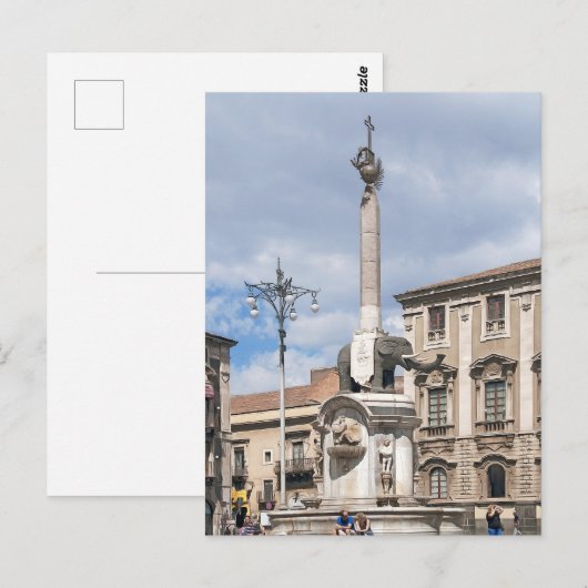 Catania. #8. postkarte (Vorne/Hinten)
