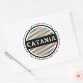 Catania City Pride Emblem – Italian Identity Runder Aufkleber (Umschlag)
