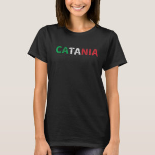 Catania Italia Flag Italienischer Pride Italien Ur T-Shirt