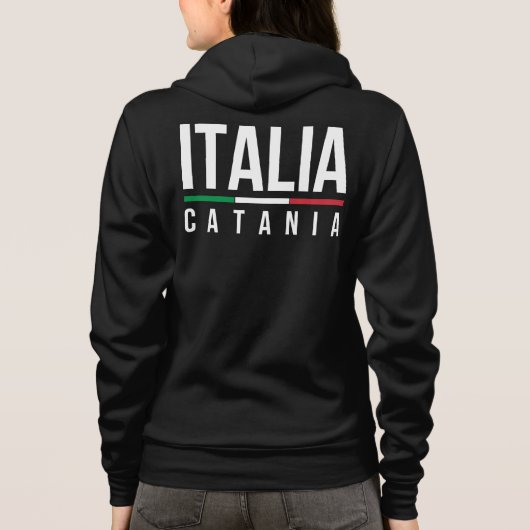 Catania Italia Hoodie (Rückseite)